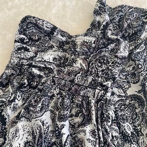 Strapless maxi dress with pockets